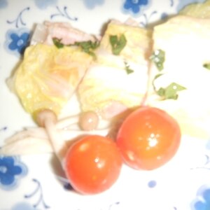 オリジナルフレンチ☆　白菜とベーコンのミルフィーユ